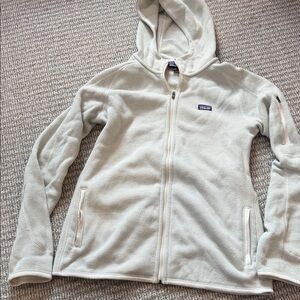 Patagonia Cream Hooded Jacket